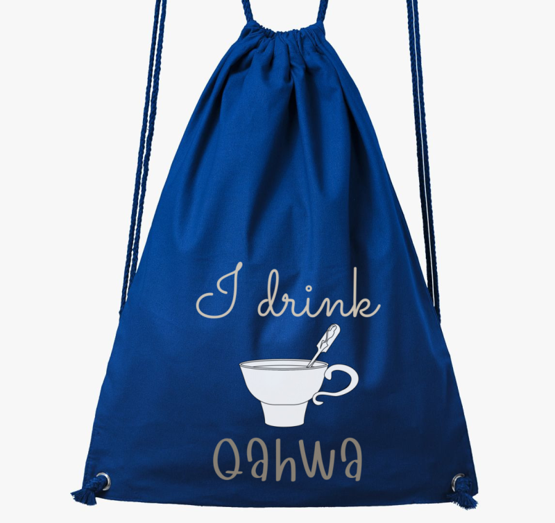 I drink Qahwa - török/arab kávé (világos) tornazsák