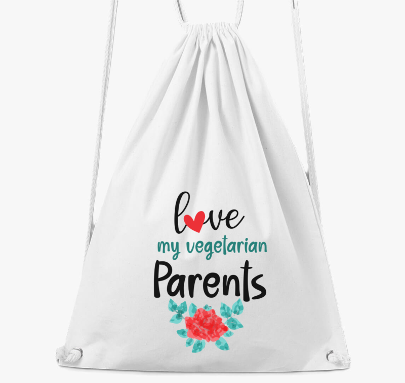 Love my Vegetarian Parents tornazsák