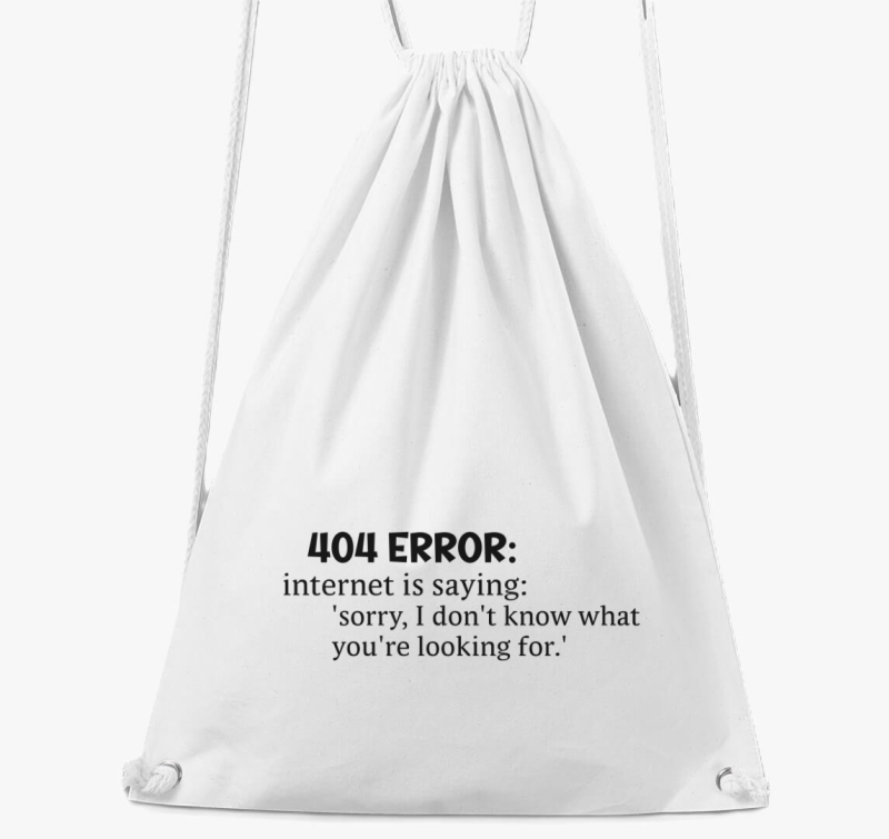 404 Error internet Dictionary tornazsák