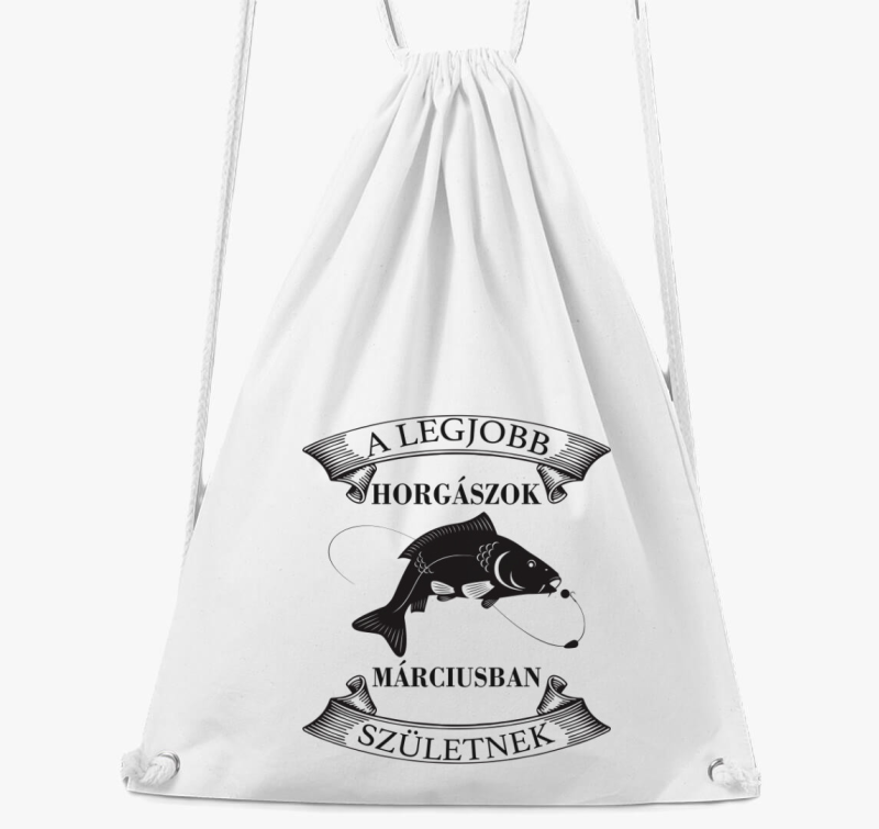 A legjobb horgászok márciusban születnek tornazsák