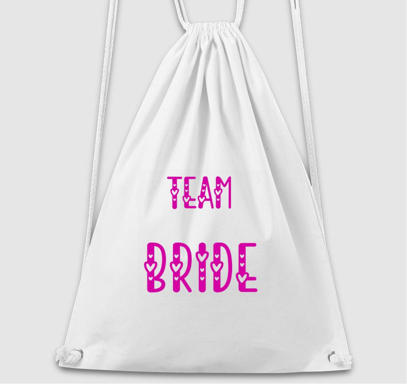 Team Bride pink tornazsák