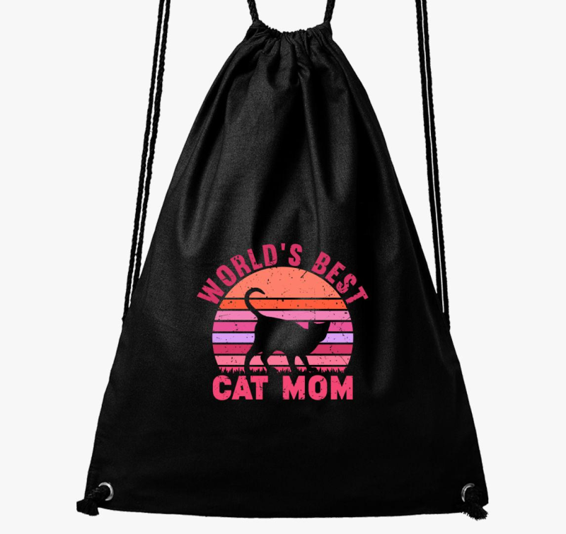 Best Cat Mom tornazsák