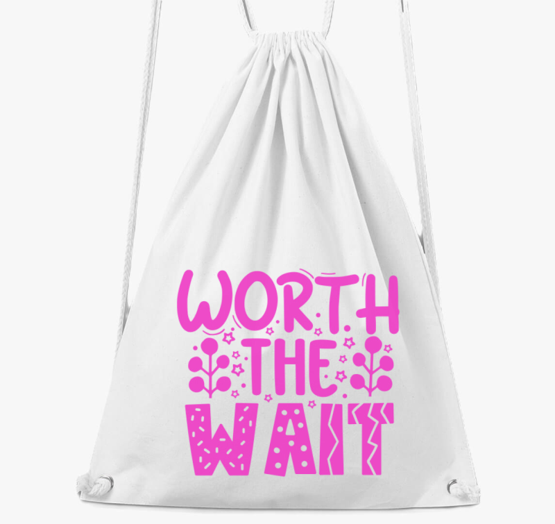 Megérte várni rózsaszín tornazsák