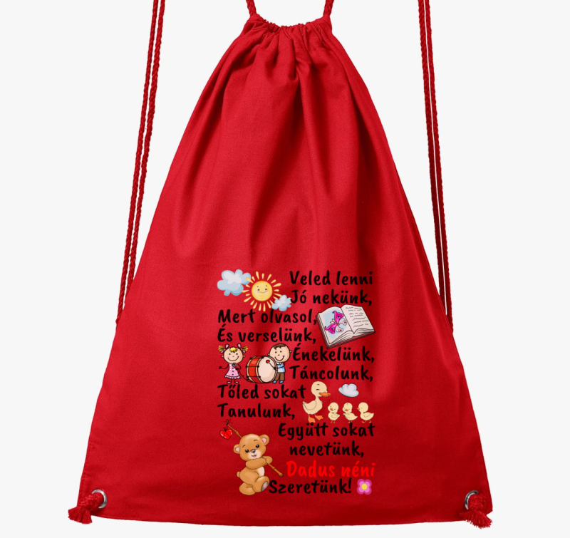 Dadus néninek Dadus néni szeretünk tornazsák