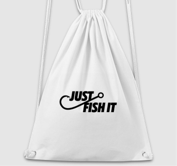 Just fish it márkaparódia horgász tornazsák