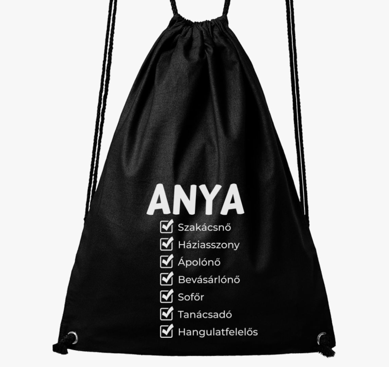 Anya vagyok anyáknak tornazsák