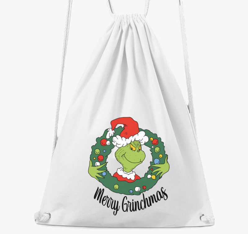 Merry Grinchmas karácsonyi tornazsák