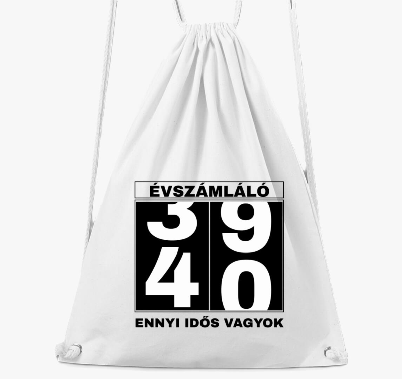 Évszámláló 40 éves szülinapi póló