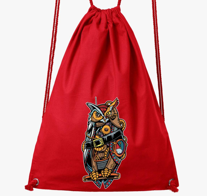 Steampunk bagoly tornazsák