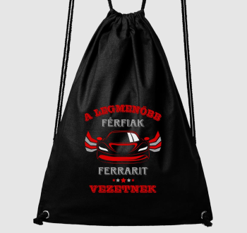 Ferraris menő sofőr tornazsák