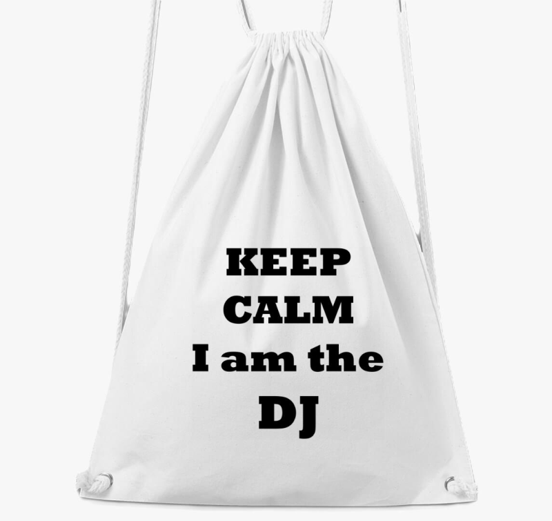 Keep calm DJ tornazsák