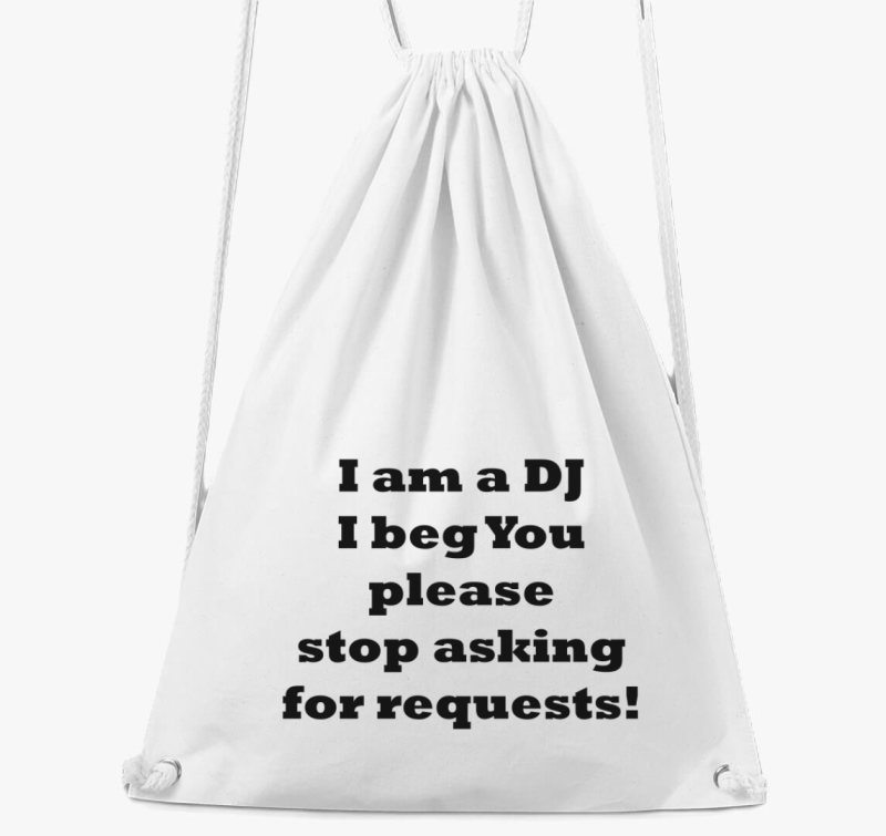 DJ kérések tornazsák