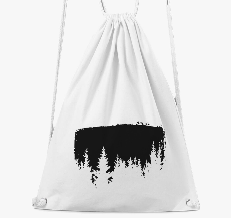 Erdő sziluett tornazsák