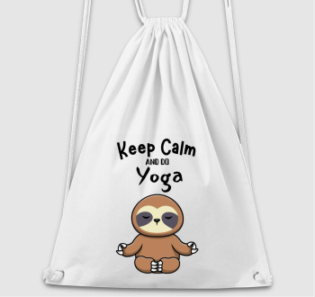 Keep calm and do yoga tornazsák