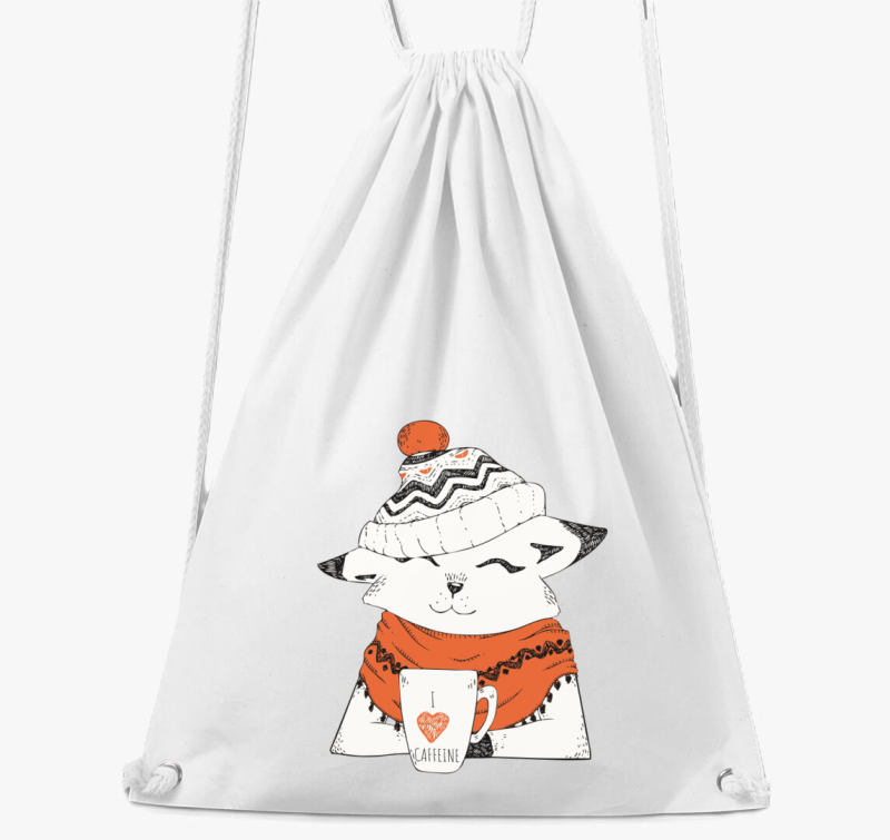 Winter cat caffeine tornazsák