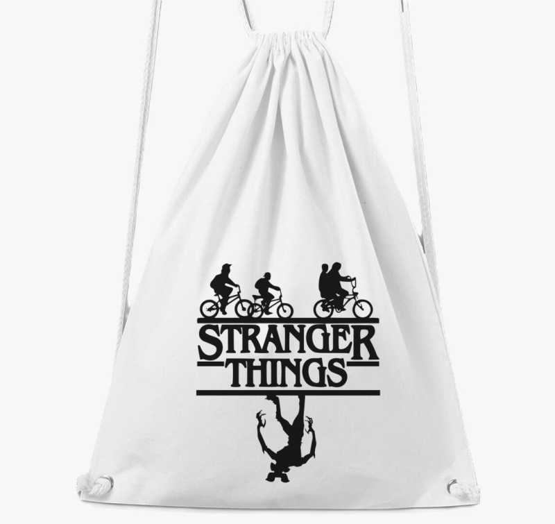 Stranger Things 2 sziluett tornazsák