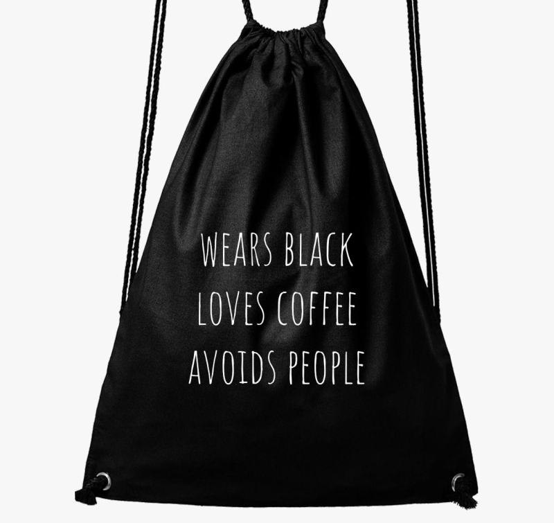 Black - coffee tornazsák