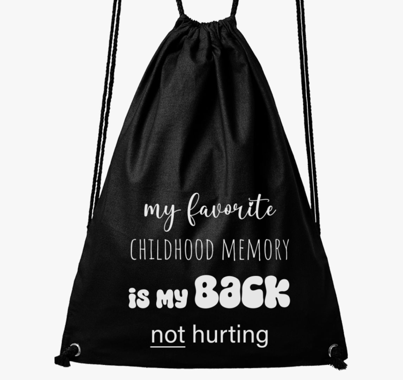 Hátfájás tornazsák