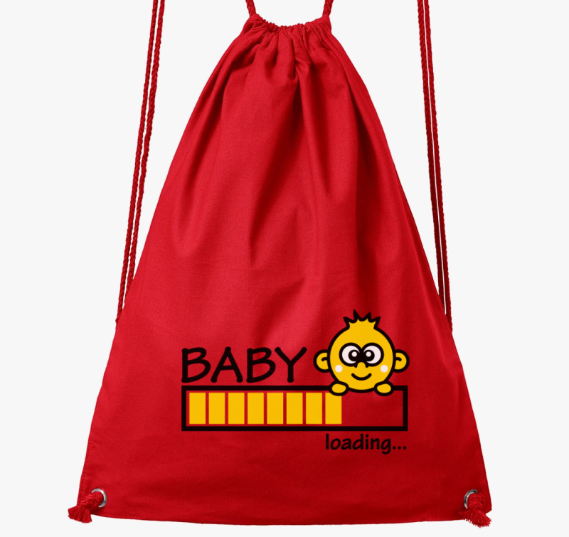 Baby loading sárga tornazsák