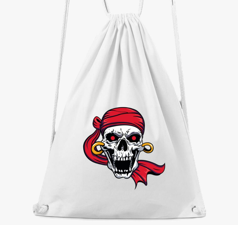 Pirate skull 8 tornazsák