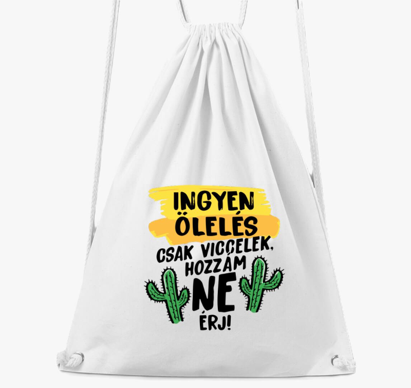 Ingyen ölelés tornazsák