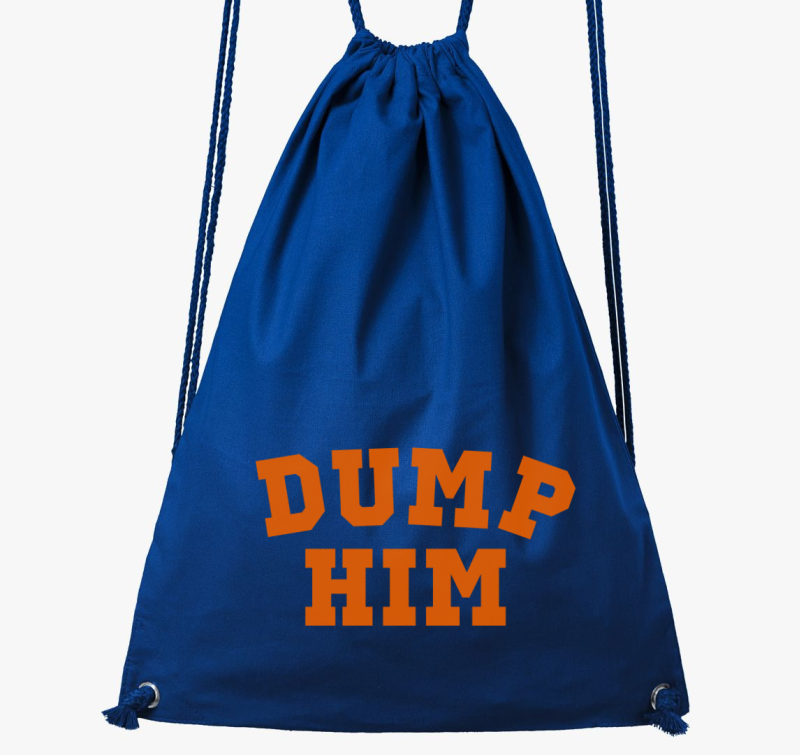 DUMP HIM orange tornazsák