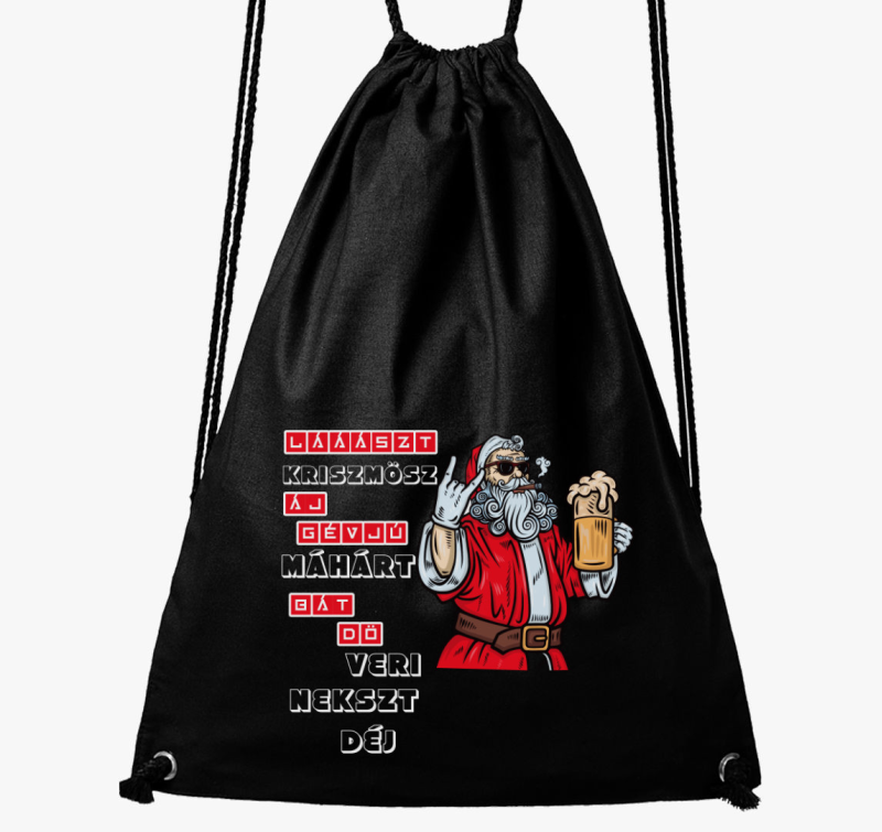 Láászt kriszmösz á gévjú máhárt tornazsák