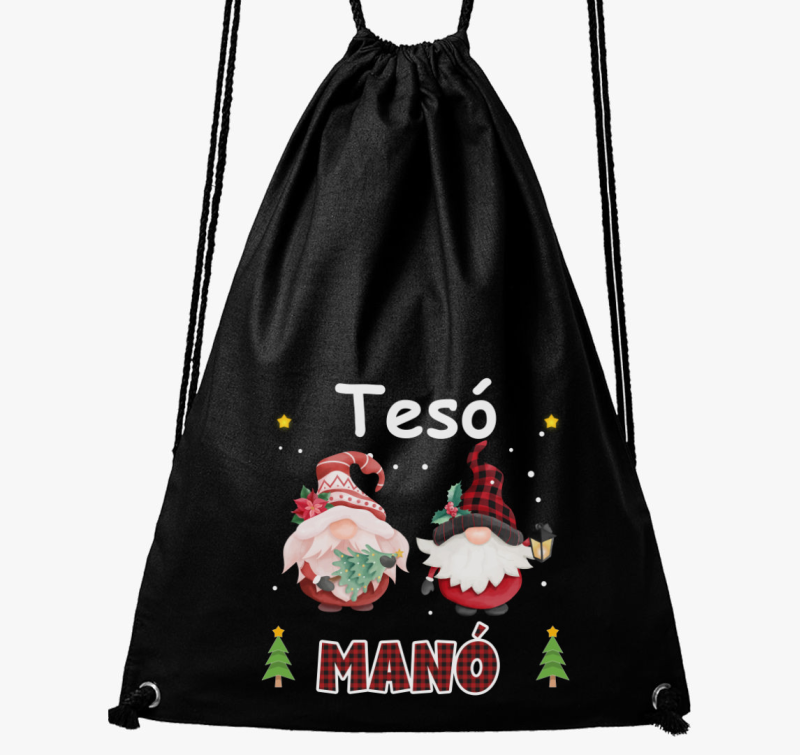 Tesó karácsonyi manó tornazsák