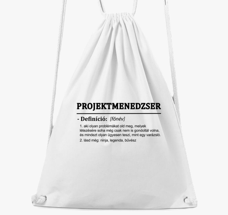 Projektmenedzser tornazsák
