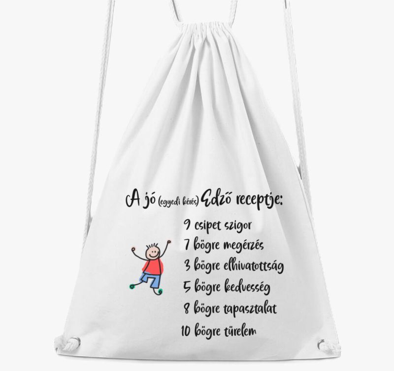 Fiús edző tornazsák