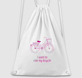Biciklis tornazsák - I want to ride my bicycle