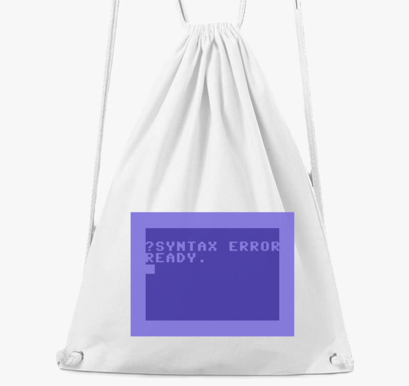 Commodore 64 (C64) tornazsák - Syntax error