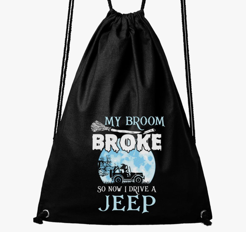 Eltört a seprűm, úgyhogy jeeppel megyek tovább tornazsák