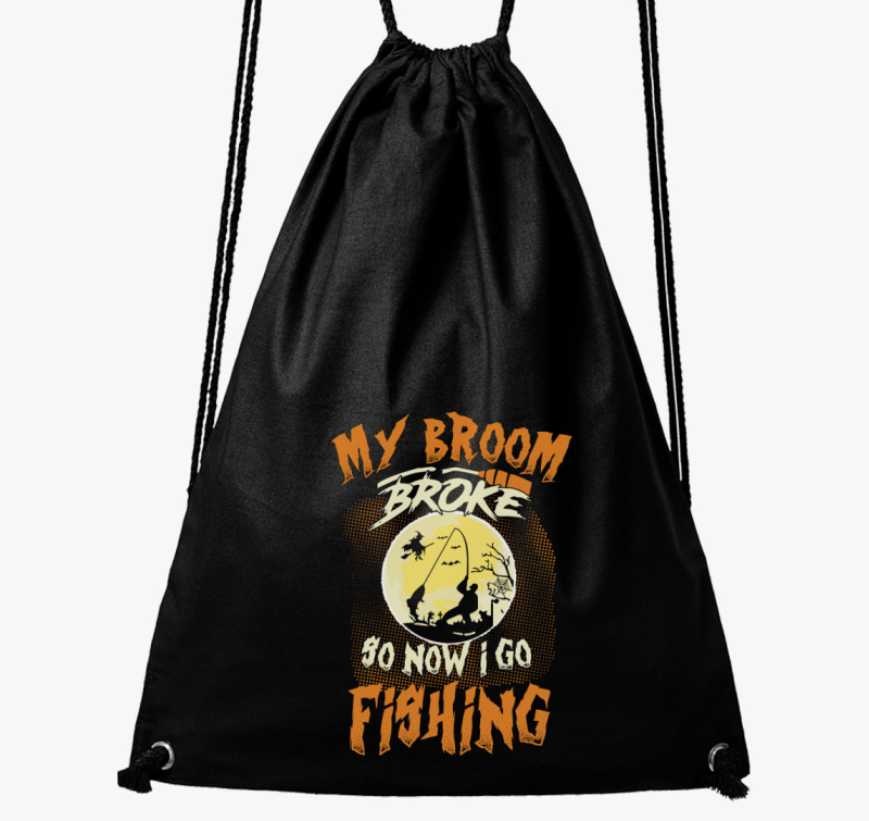 Halloweeni horgászós tornazsák