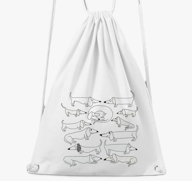 Tacskóból soha nem elég monokróm tornazsák