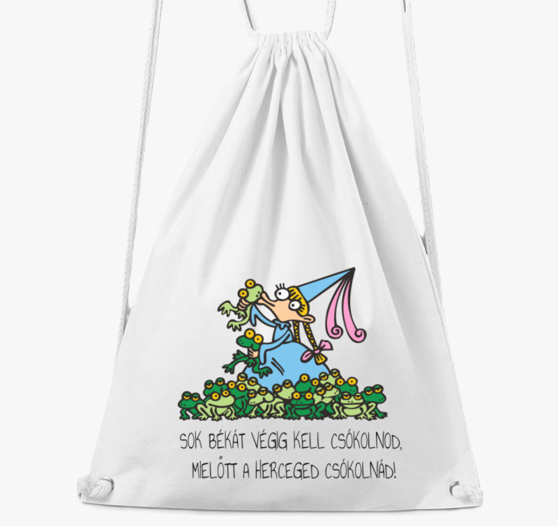 Vicces királylányos tornazsák