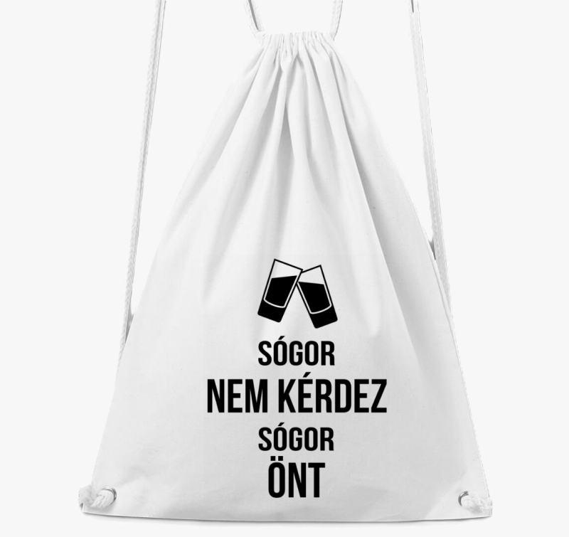 Sógor koccintós ajándék tornazsák