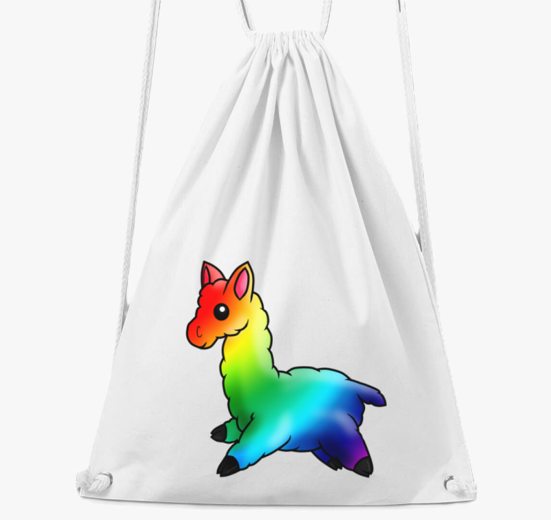 Szivárványos Láma tornazsák