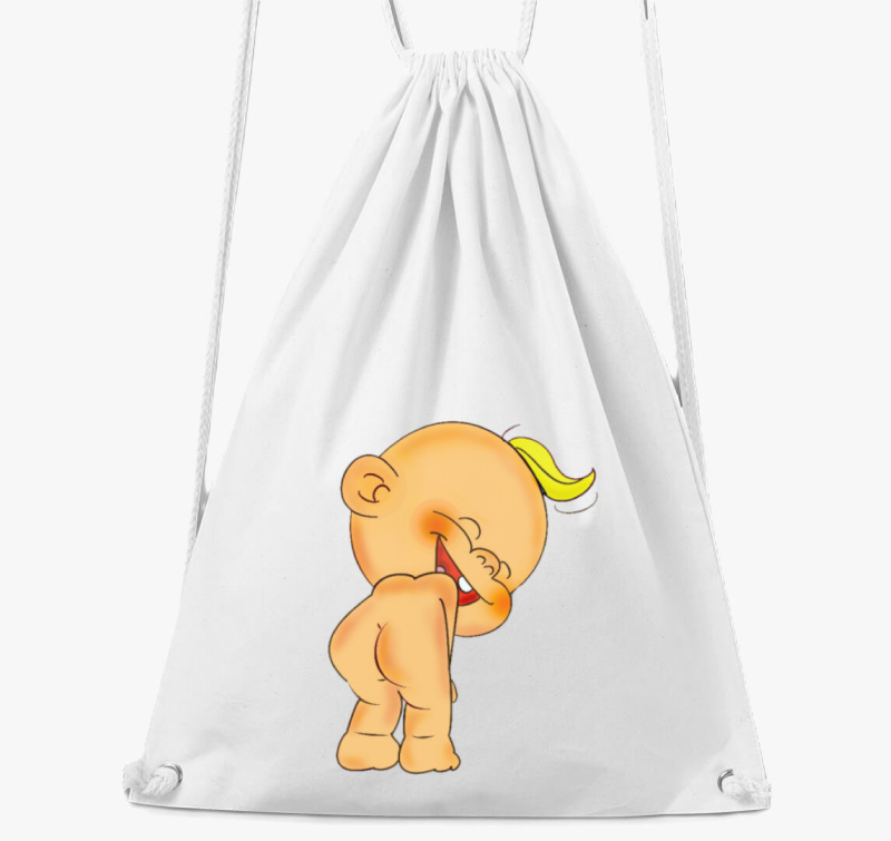 Mókás babát várok tornazsák