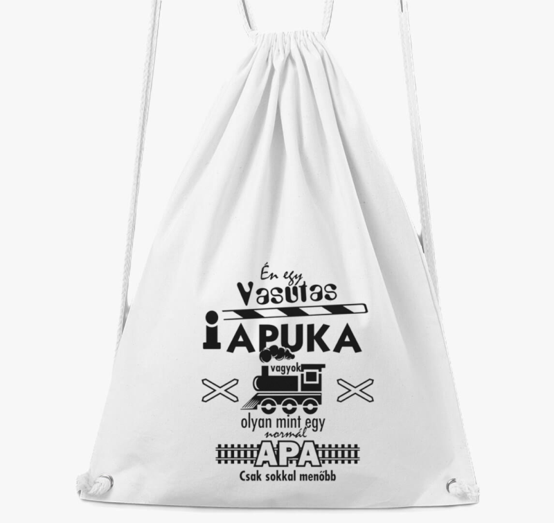 Vasutas apuka tornazsák