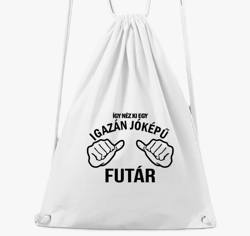 Jóképű futár tornazsák