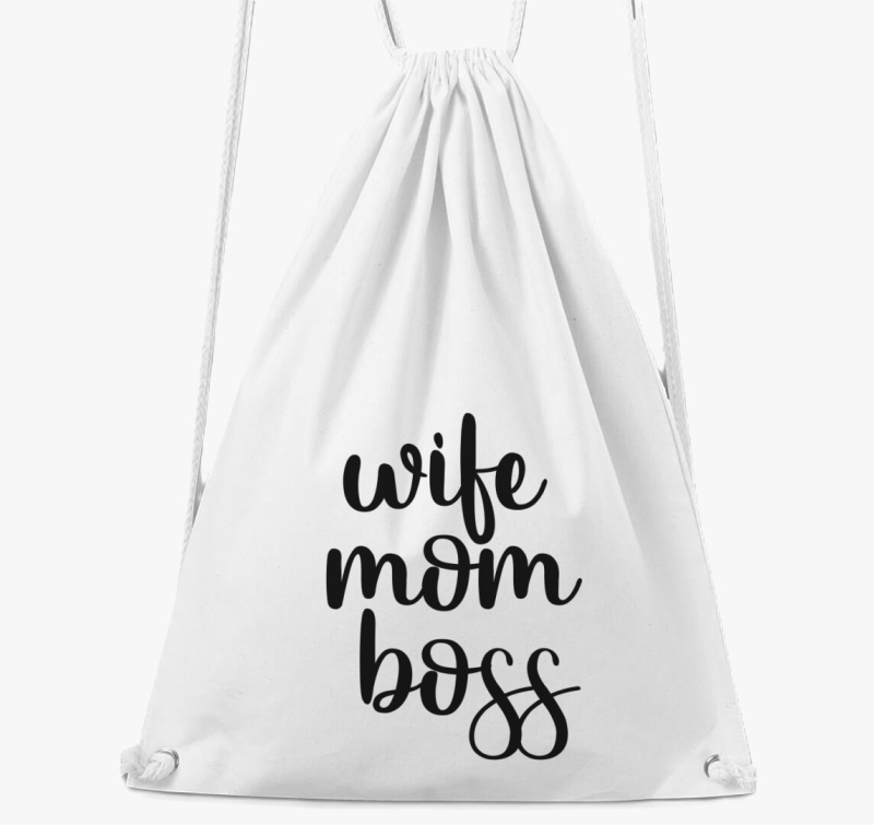 Feleség, anya, főnök tornazsák