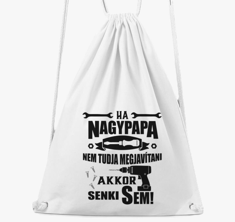 Mester nagypapa tornazsák