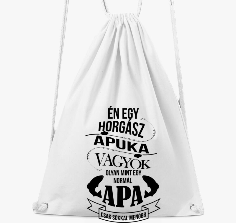 Horgász apuka tornazsák