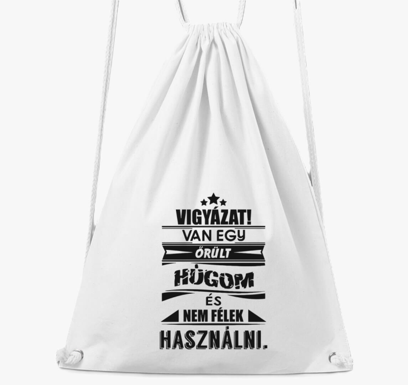 Őrült húg tornazsák