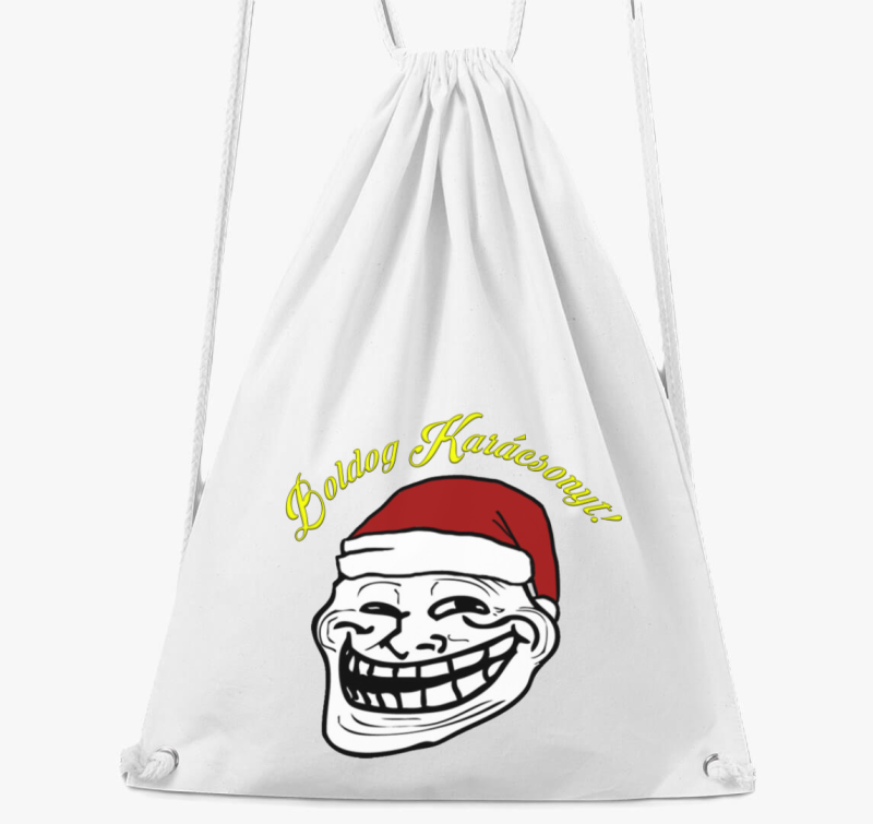 Boldog karácsonyt! Trololo tornazsák