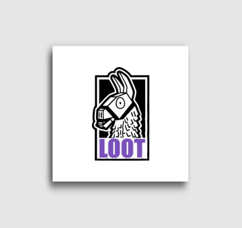 Fornite Loot purple vászonkép