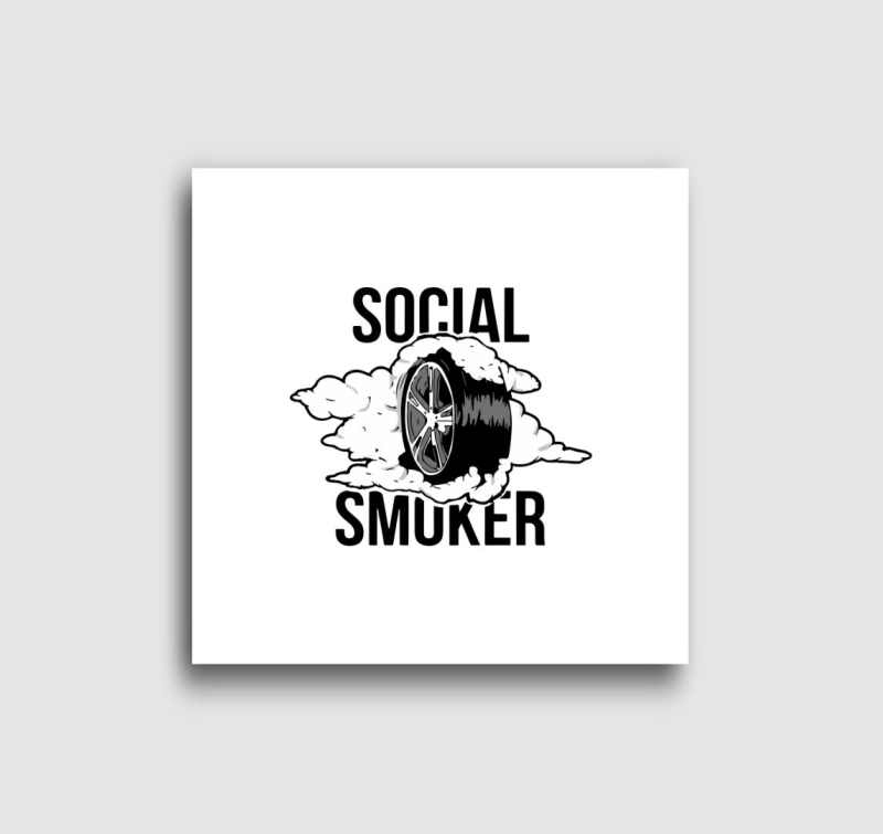 Social smoker vászonkép