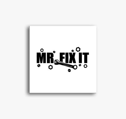 Mr fix it feliratú vászonkép...