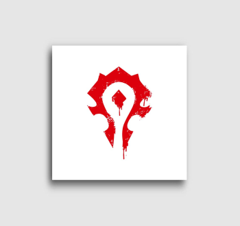 Warcraft Horde Symbol vászonkép